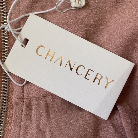 Chancery The Label Women's Size 10 Blush Pink Mica Lace Midi Dress New NWT Party - Picture 12 of 15